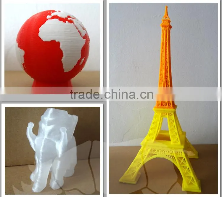 1.75mm PLA & ABS filemant for 3d printer with 80 classic color manufactured by WANHAO 3D printer