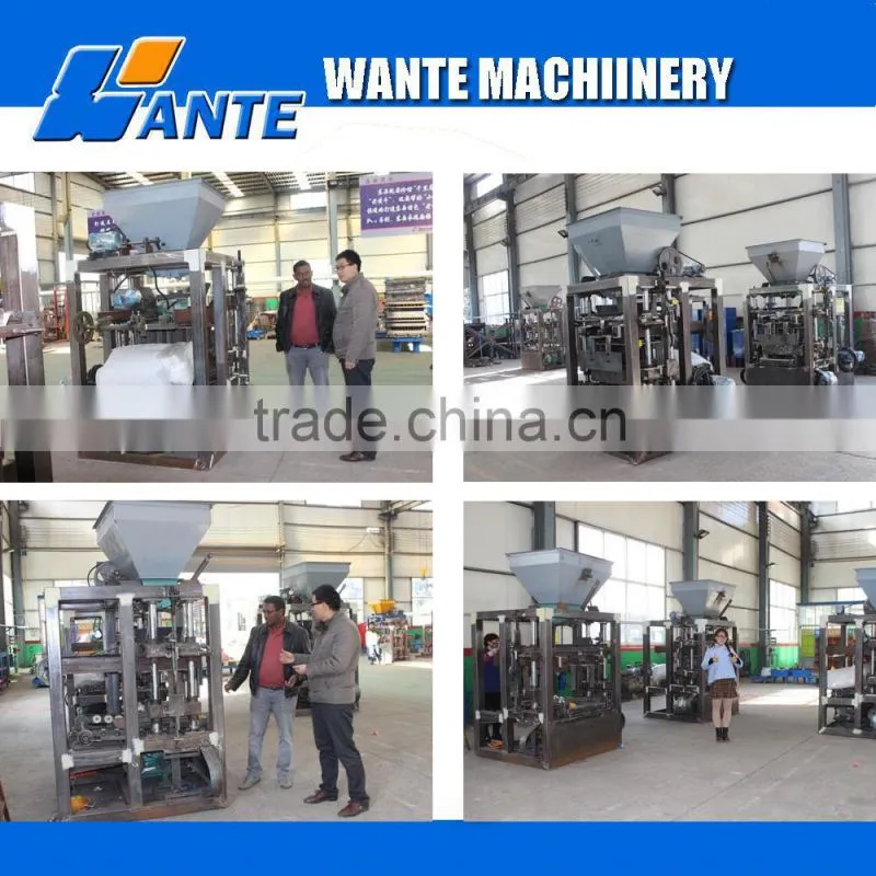 QT4-24 Automatic cheap manual hollow block making machine