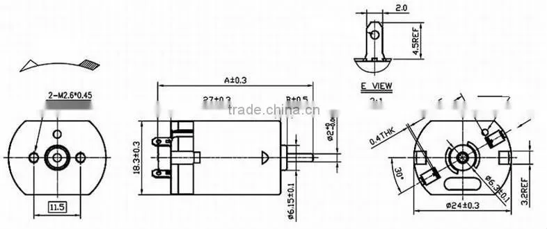 dc electric motors 24 volt for car