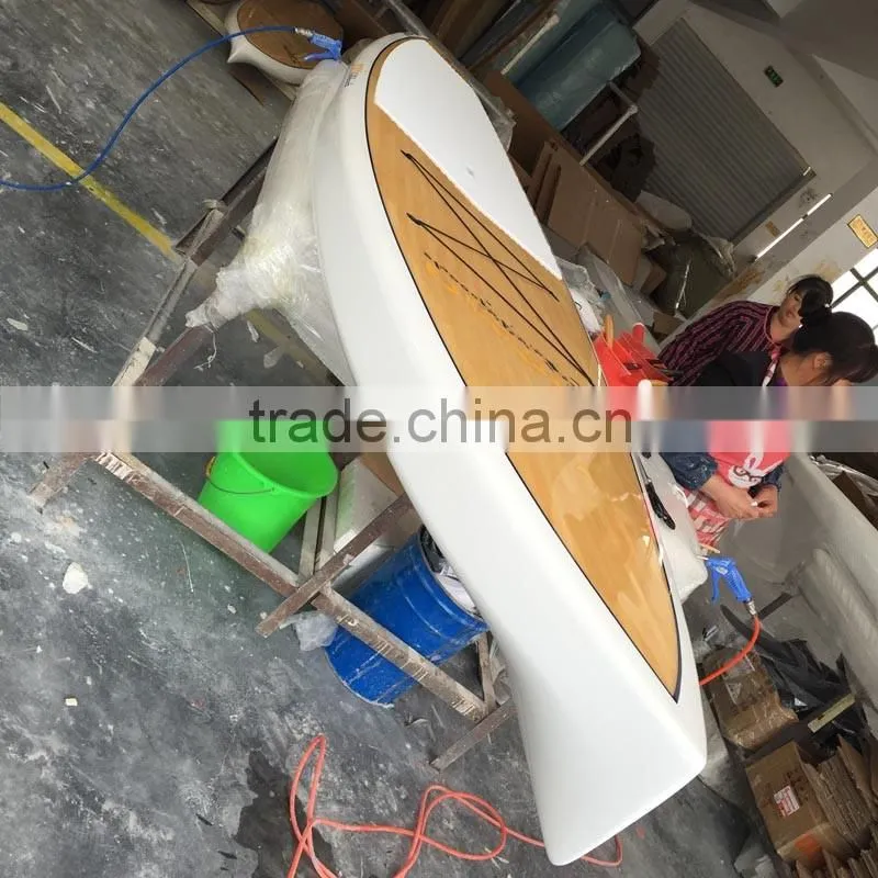 Amazing bamboo super 12'6 race sup stand up paddle racing sup board