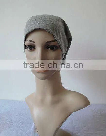 C001 plain tube underscarf,cotton underscarf and hats