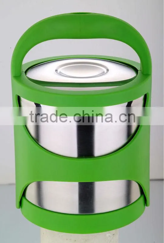 14 cm stainless steel 2 layer vintage tiffin carrier