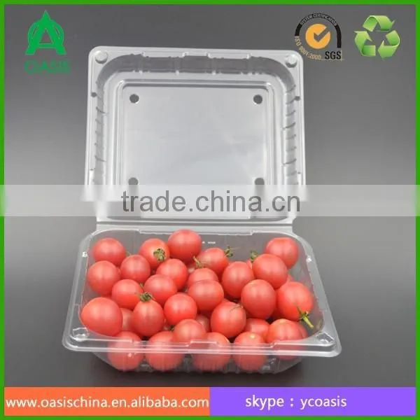 Plastic fruit packaging transparent box