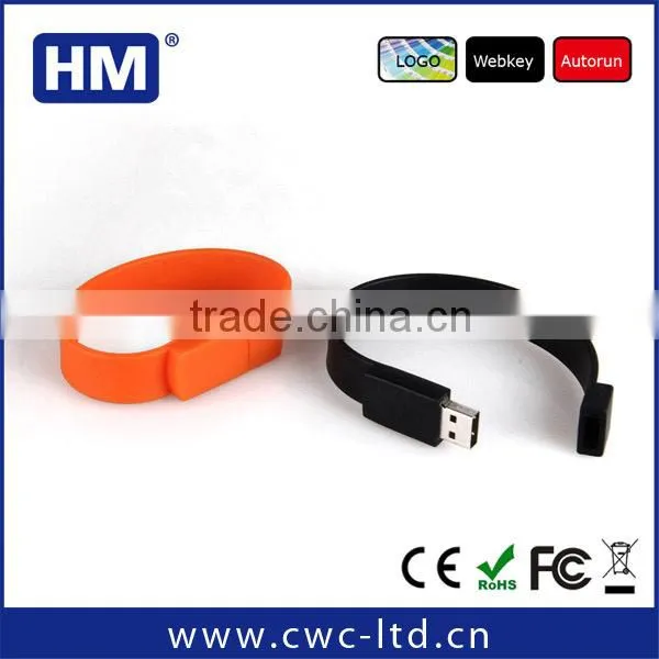 wholesale special gift bracelet usb 3.0 for promotion 1gb/2gb/4gb/8gb/16gb/32gb/64gb