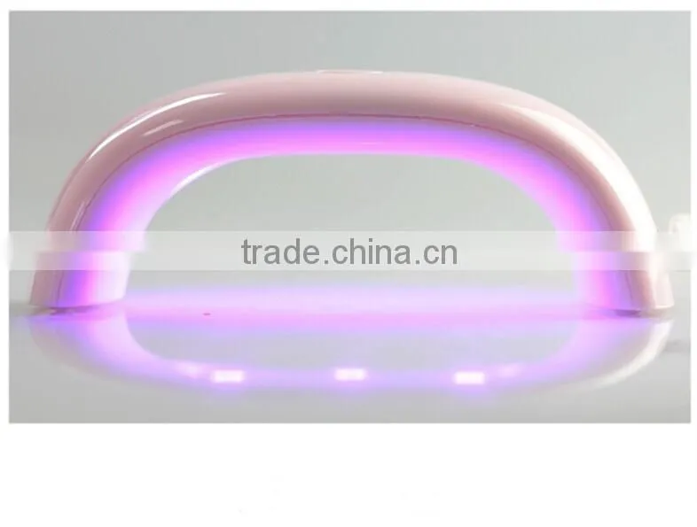 CE RoHS listed nail dryer portable 9w led uv nail lamp