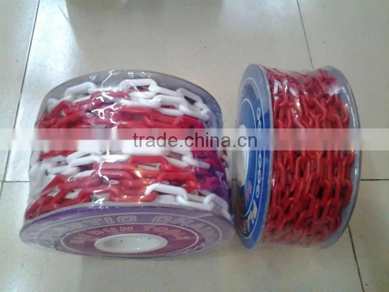 6MM /7MM /8MM Red NEW PE plastic chain for road
