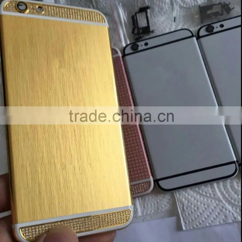 for iphone 6 gold back plate for iphone 6 housing gold back cover