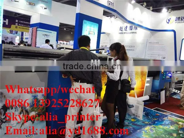 Digital large format wallpaper printing machine,pvc wallpaper printer with 150sqm/h