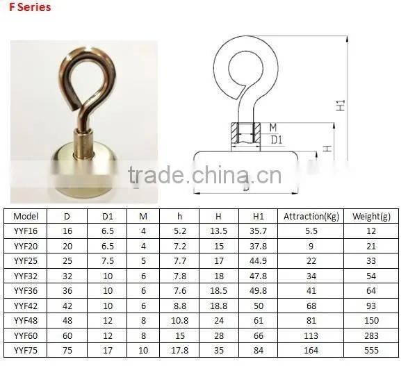 High quality magnetic ceiling hooks