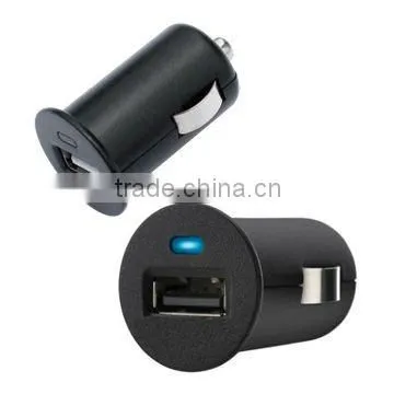 Unique design micro USB2.0 car charger 1A 12V