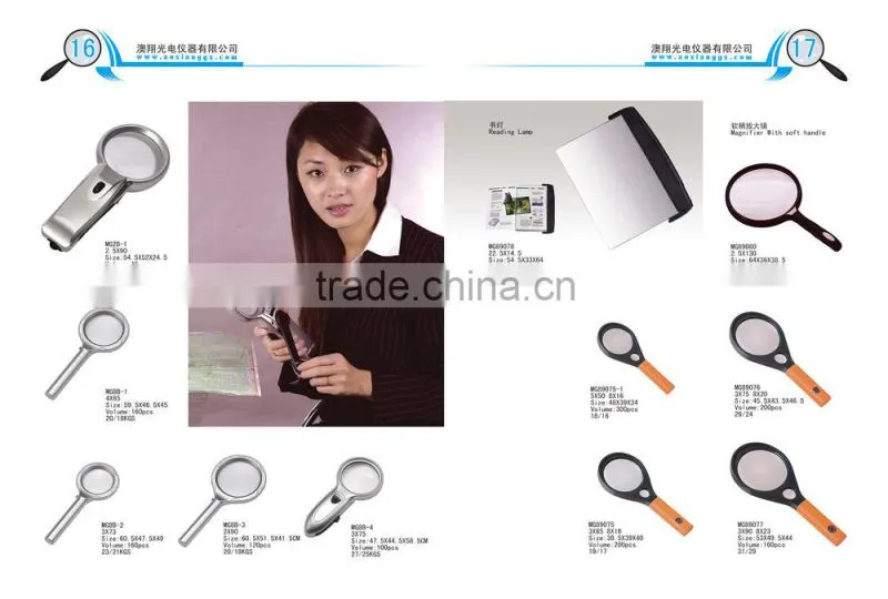 High quality Desk magnifier lamp stand magnifying glass