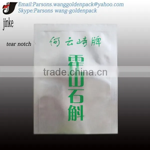 Modern stylish three sides sealed laminated tea pouch