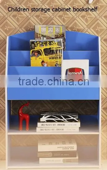 Wooden library bookshelf Children bookcase kids home furniture decorative shelf