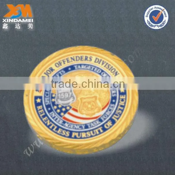 custom play metal silver coin