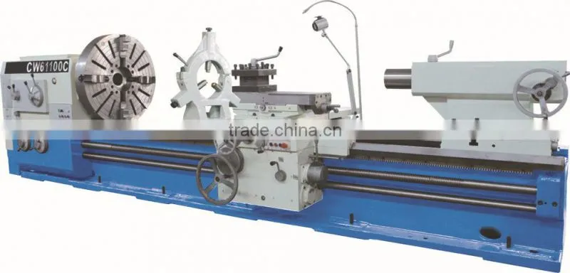 CW61100Cx8m Chinese big bore horizontal lathe machine