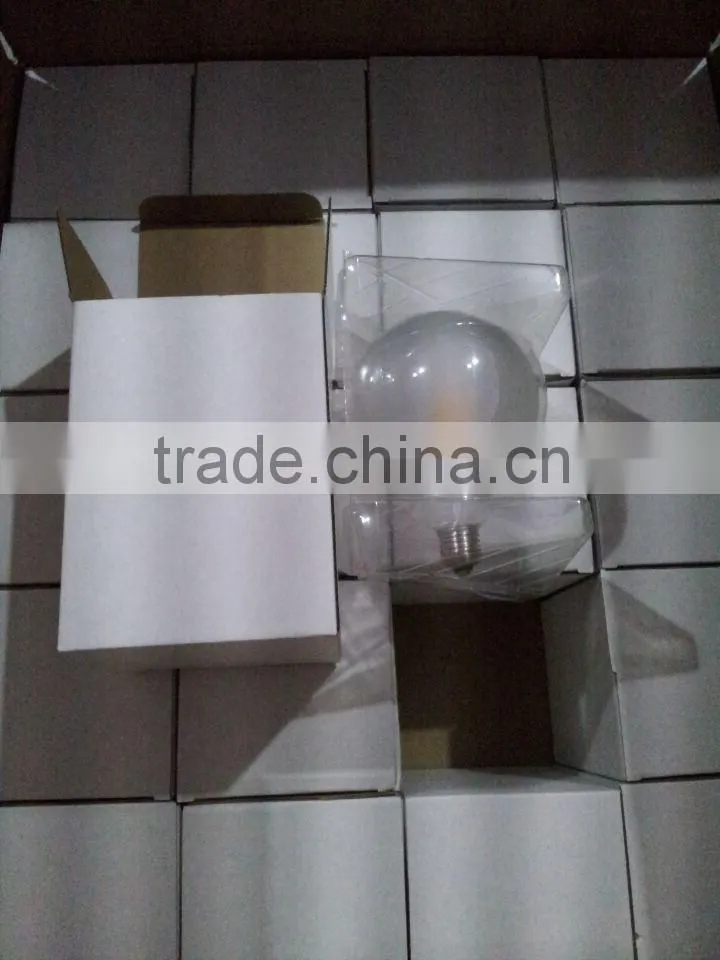 TUV CE ERP certificated 230v g125 e27 8w filamento led lampadina