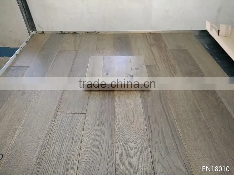 New Design Smoked And Hand Wax oiled Treatment Oak Wood Flooring