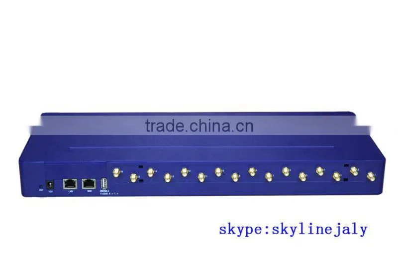 16 ports sms devcie internet sim server 32 ports sms gateway 4 sim cards per port