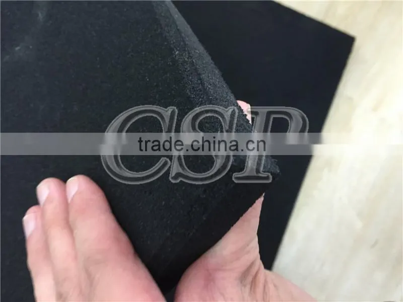 15 mm black rubber shower mat with a cheapest price