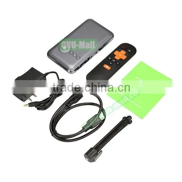OEM Ultra-Thin Home Theater Projector,Mini Smart DLP LED Projector with Tripod