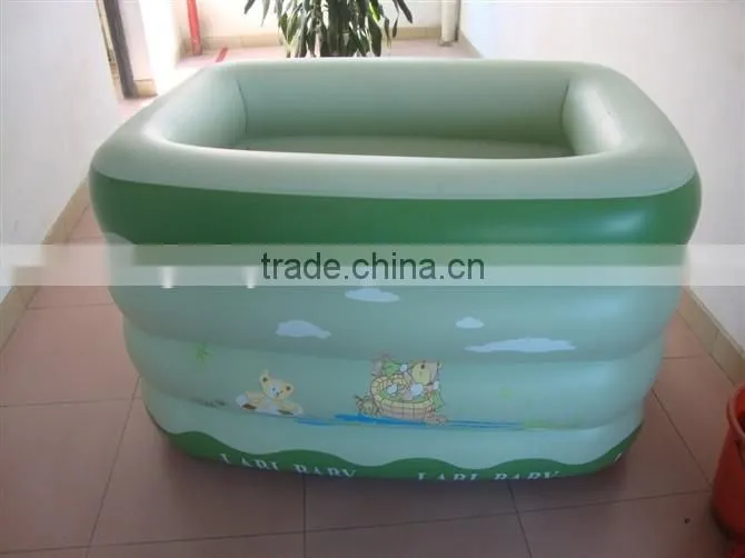 kids bathing inflatable car pool