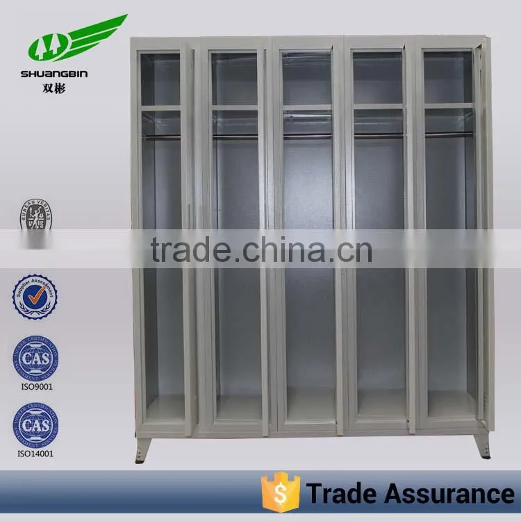 1 Tier 5 compartment door dressing room locker