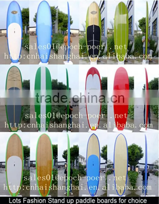 nice design shape 12'6'' bamboo construction racing board
