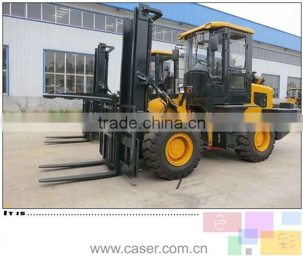 5ton truck forklift, Full hydraulic forklift, CE and 4WD forklift truck