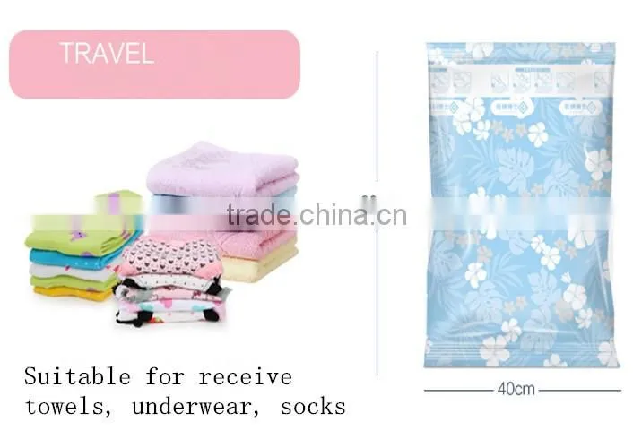 Design and color is universal to receive vacuum compression bag