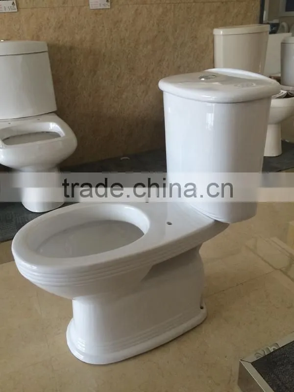 2014 Sanitary ware ceramic washdown two piece wc toilet