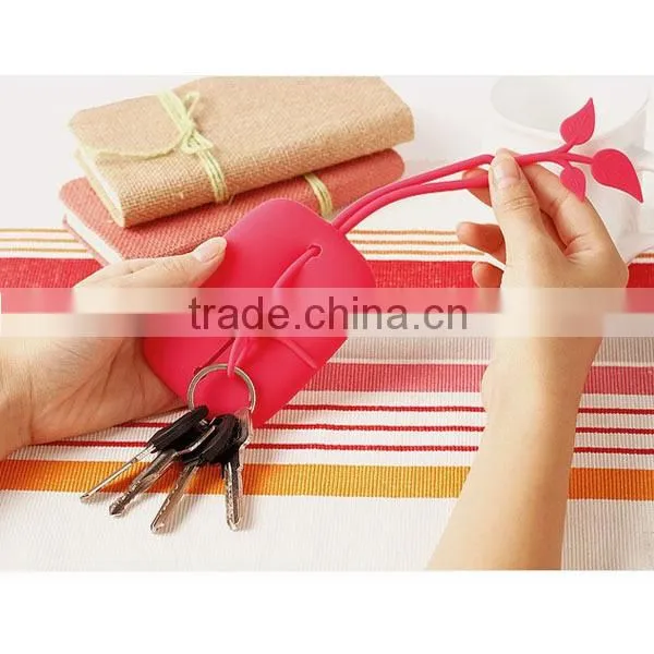 2014 hot selling Factory Promotion New arrival silicone card box bag promotional gifts silicon card bag