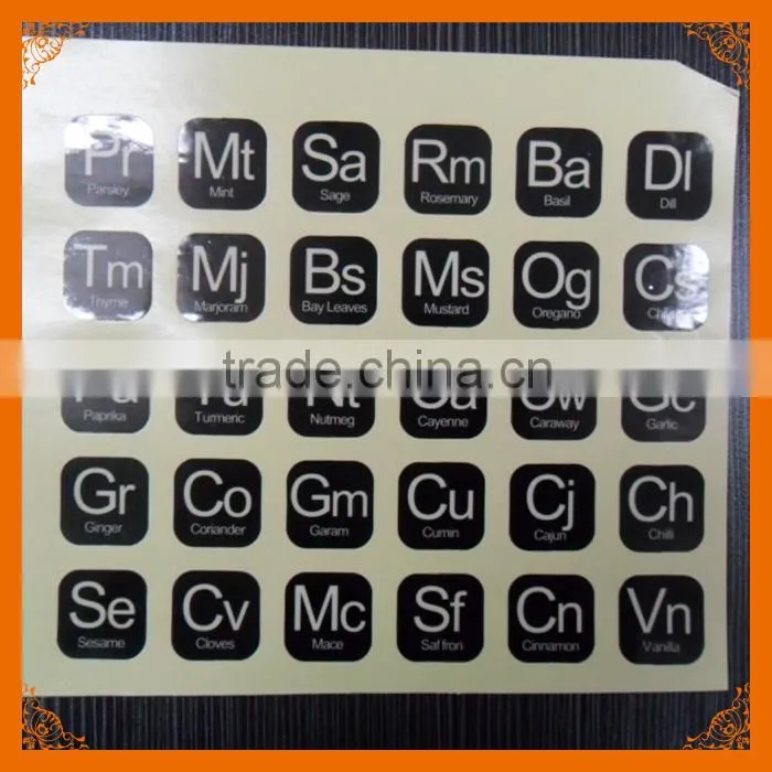 easy peel off alphabet letter sticker