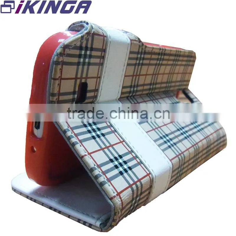 fashionable For samsung galaxy s4 case,High quality Pu leather case for galaxy S4 made in china
