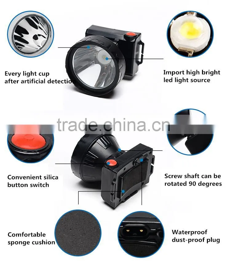 flexible safe led head torch rechargeable led head torch