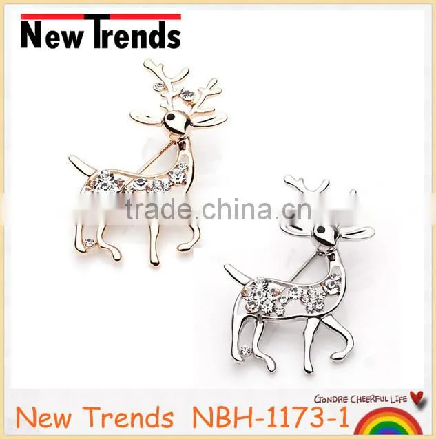 Newest fashion rhinestone Eiffel tower brooch jewelry