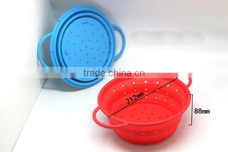 2014 various shaped silicone fruit basket