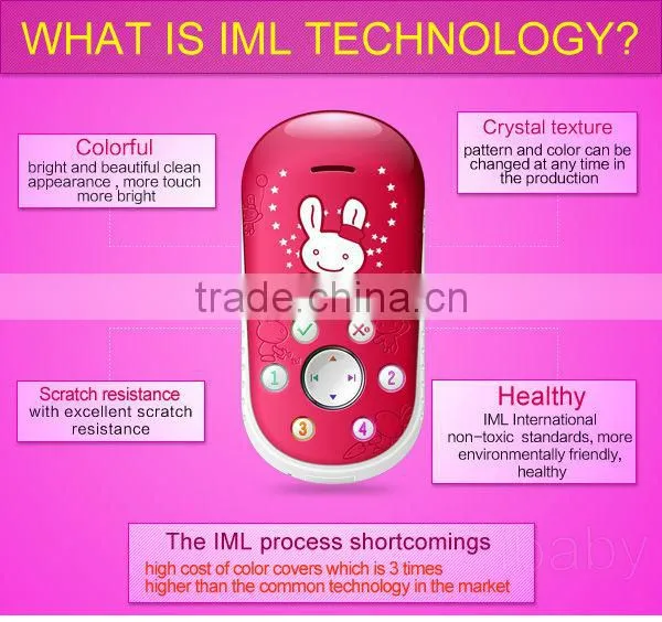 Top IML Technology Ibaby Christmas present children mini gsm phone