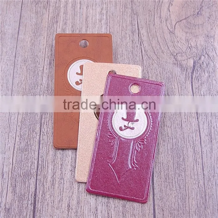 Wholesale custom printing paper string hang tags for handbags clothing t shirt