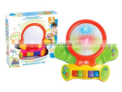 Baby Toys B/O Multi-function Puzzle Ladybug With Music&Light