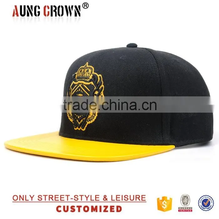 New Made 6 Panel Snpaback 100% Acrylic Snapback Hats