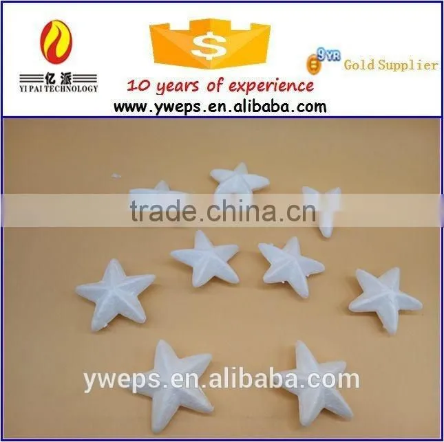 Factory price Plastic hanging outdoor christmas star for decoration/polystyrene star