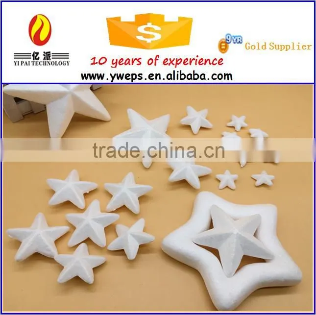 Hot sale hanging christmas star/plastic star shapes for decoration