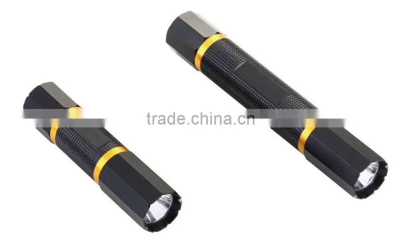 POPPAS-LM 005 Series rechargeable design aluminum alloy Xpe 3w led flashlight