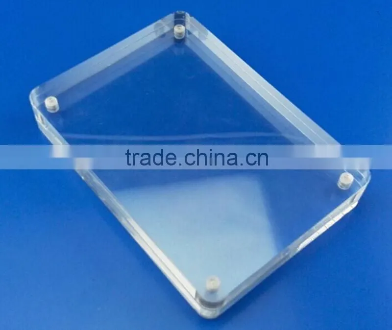 clear acrylic photo frame cube for promotional souvenir gift,ISO Factory Product