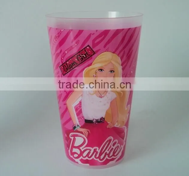 Eco-friendly 14OZ Plastic Drinking Tumbler with full color heat transfer printing