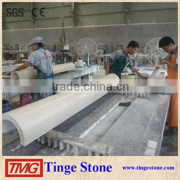 Marble column granite pillar designs from factory TMG manufacture