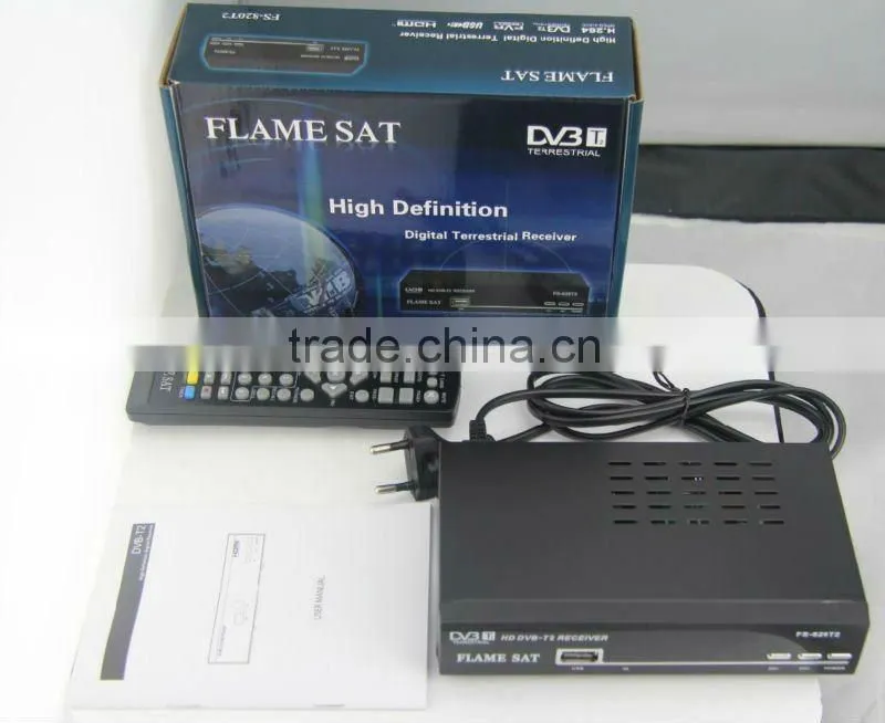 mpeg4 h264 scart dvb-t digital tv receiver