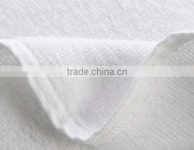 100% Cotton 32s 500gsm Thick White Towels Jacquard Hotel Towel Sets