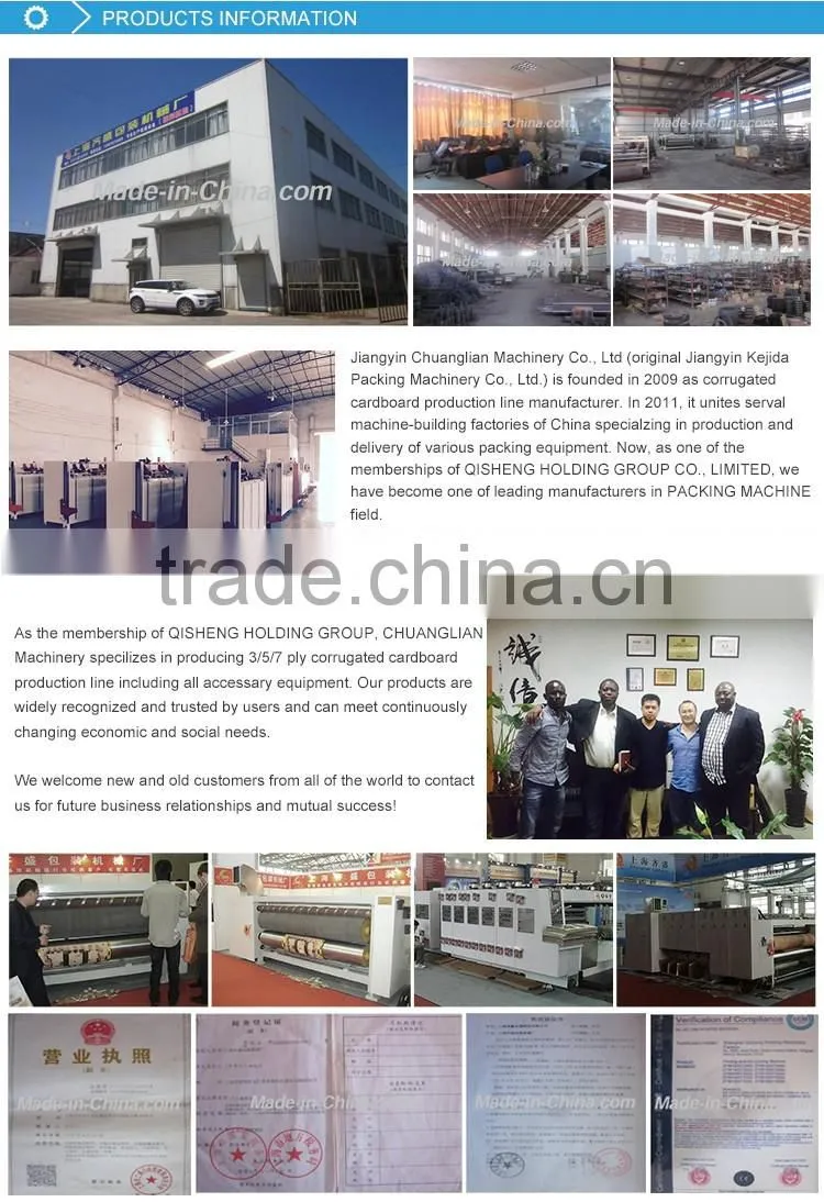 Printing slotting die cutting machine/corrugated carton machine/packing machine