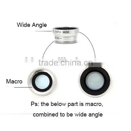 3 in 1 Phone Clip Lens Kit Universally Compatible with Other Smartphones: Fish-Eye + Wide Angle + Macro Lens Clip